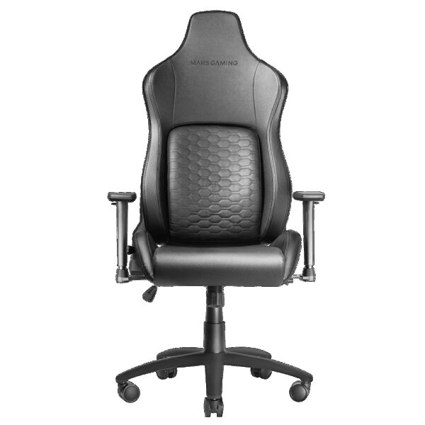 mgc-ultra MARS GAMING MGC-ULTRA, PREMIUM ERGO GAMING CHAIR, LEATHER, ERGO-BACK, BLACK