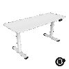 MARS GAMING MGD-ERGOPRO160, 160X60CM ERGONOMIC GAMING DESK, ELECTRIC HEIGHT ADJUSTMENT, HEADPHONE STAND, WHITE