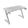 MARS GAMING MGD-X120, 120X60CM ERGONOMIC GAMING DESK, XL MOUSEPAD, HOLDERS, WHITE