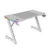 MARS GAMING MGD-X140RGB, 140X60CM ERGONOMIC RGB GAMING DESK, REMOTE CONTROL, XL MOUSEPAD, HOLDERS, WHITE