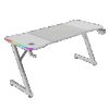 MARS GAMING MGD-X160RGB, 160X60CM ERGONOMIC RGB GAMING DESK, REMOTE CONTROL, XL MOUSEPAD, HOLDERS, WHITE