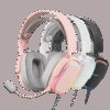MARS GAMING MHAX, RGB HEADPHONES+DETACHABLE MIC, 53MM HIFI, MULTIPLATFORM, PINK