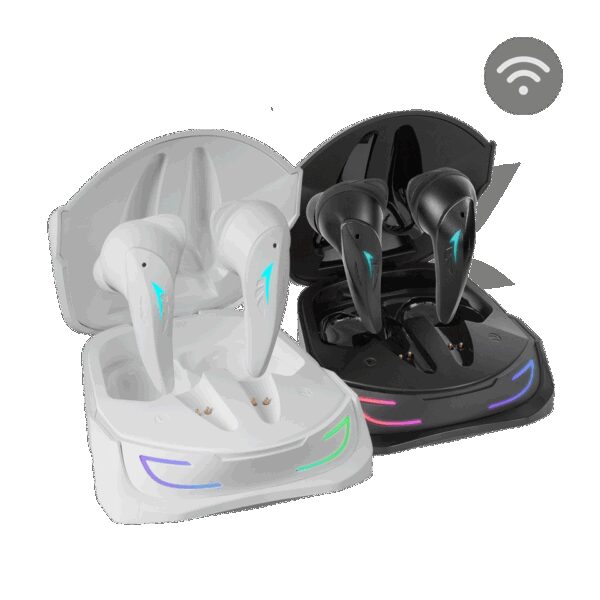 MARS GAMING MHIULTRA, TRUE WIRELESS EARPHONES, BT 5.3, QI CHARGE, RGB, 24H, WHITE