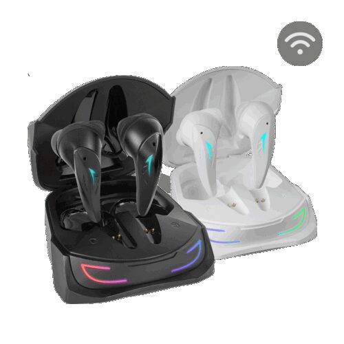 MARS GAMING MHIULTRA, TRUE WIRELESS EARPHONES, BT 5.3, QI CHARGE, RGB, 24H, BLACK