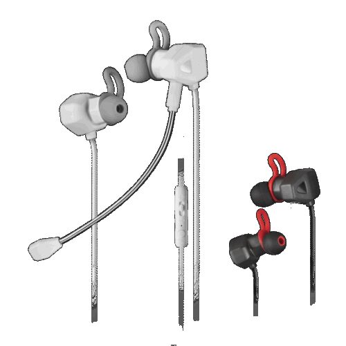 MARS GAMING MIHX, IN-EAR HEADSET, HAPTIC SENSE, 2X MICRO, MULTIPLATFORM, WHITE
