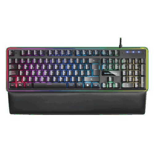 MARS GAMING MK320, FULL RGB H-MECHANICAL KEYBOARD, PADDED PALMREST, SPANISH