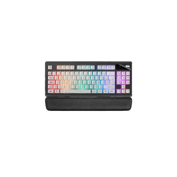 MARS GAMING MKAX, FULL RGB H-MECHL TKL KEYBOARD, GEL PALMREST, FRENCH, PINK