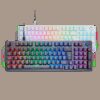 MARS GAMING MKPRO, HOT-SWAPPABLE FULL RGB MECHANICAL KEYBOARD, DOUBLE INJECTION KEYCAPS, MULTIMEDIA CONTROL WHEEL, SOFTWARE , SILENT LINEAR LUBRICATED SWITCH, US LAYOUT, BLACK