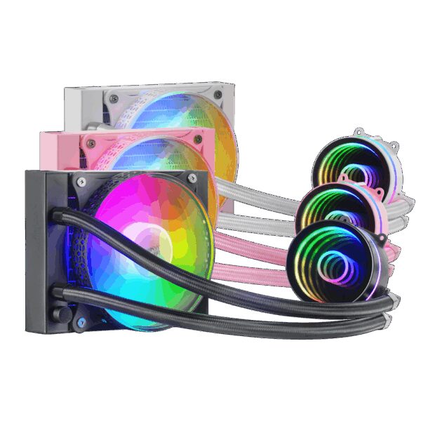 MARS GAMING ML-ONE120, WATERCOOLING AIO, 12CM FRGB FAN, INFINITY MIRROR, BLACK