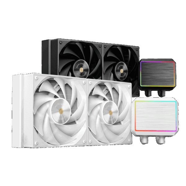 MARS GAMING ML-PROII240, WATERCOOLING AIO, 4TH GEN OPTI-CHAMBER, TOP-PERFORMANCE 450W TDP, 2X ULTRA-SILENT COPPER-CORE FAN, FRGB LIGHTING, WHITE
