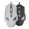 MARS GAMING MM024, RGB GAMING MOUSE, 4000DPI OPTICAL SENSOR, MECHANICAL HUANO SWITCHES, ON-THE-FLY 1200/2400/3200/4000DPI , WHITE
