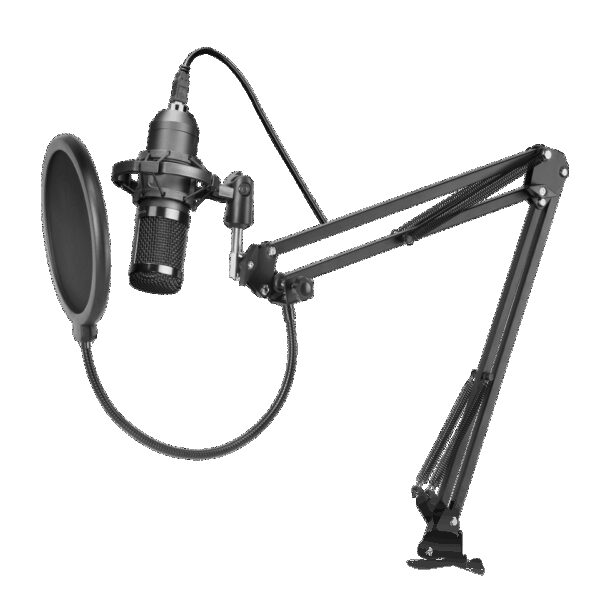 MARS GAMING MMICPRO, ULTRA-HIGH DEF MICROPHONE, 192KHZ, ARM, ANTIVIB+POP, USB