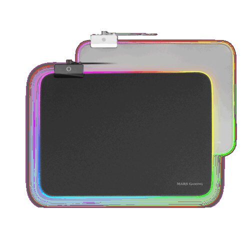 MARS GAMING MMPRGBL, MOUSEPAD, RGB CHROMA12 MODES, NANOTEXTILE, 365X265X4MM, BLACK