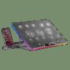MARS GAMING MNBC13, ARGB NOTEBOOK COOLER & STAND, 13x FANS, LCD CONTROL SCREEN, PHONE HOLDER, UP TO 17", BLACK