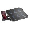 MARS GAMING MNBC23, NOTEBOOK COOLER & STAND, 6x FANS, PHONE HOLDER, UP TO 16"