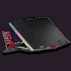 MARS GAMING MNBC5, ARGB NOTEBOOK COOLER & STAND, 6x FAN, PHONE HOLDER, 17.3" SIZE