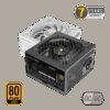 MARS GAMING MPB1000SI, 1000W PSU, DC-DC & SMD TECH, 80PLUS GOLD, ACTIVE PFC, ULTRA SILENT AI2-RPM & 12CM SI COPPER FAN, 7 YEARS WARRANTY, BLACK