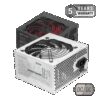 MARS GAMING MPIII650, 650W ATX PSU, APFC +85% EF, SMD, AI-RPM ULTRA SILENT, 5 YEARS WARRANTY, BLACK FLAT CABLES, WHITE