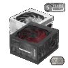 MARS GAMING MPIII750, 750W PSU, 85% EF, SMD, BLACK CABLES, SILENT, 5 YEARS WARRANTY, BLACK
