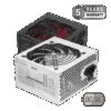 MARS GAMING MPIII850, 850W ATX PSU, APFC +85% EF, DC-DC & SMD, AI-RPM ULTRA SILENT, 5 YEARS WARRANTY, BLACK FLAT CABLES, WHITE