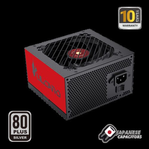 MARS GAMING MPVU750SI, 750W PSU, DC-DC & SMD TECH, 80 PLUS SILVER, ACTIVE-PFC, ULTRA SILENT AI2-RPM SI COPPER FAN, 105º TK JAPANESE CAPACITORS, 10 YEARS WARRANTY, RED