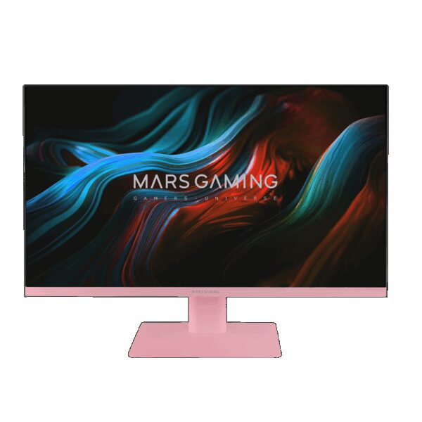 MARS GAMING MV-24, FAST IPS 1MS 120HZ FHD 1920*1080 24" FRAMELESS SLIM MONITOR, FREESYNC & G-SYNC, HDR10, FULL ERGONOMICS, 25º TILT ANGLE, LOW BLUE LIGHTING, HDMI & DISPLAYPORT CABLE, PINK
