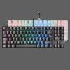 MARS GAMING MKREVO, PRO RGB MECHANICAL TKL FULL KEYBOARD, OUTEMU SQ BLUE, SPANISH, BLACK