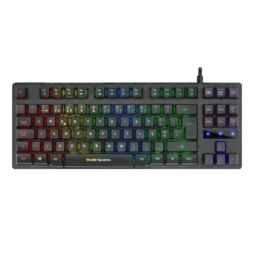 MARS GAMING MKTKL, RGB COMPACT TKL KEYBOARD H-MECHANICAL RED, PORTUGUESE