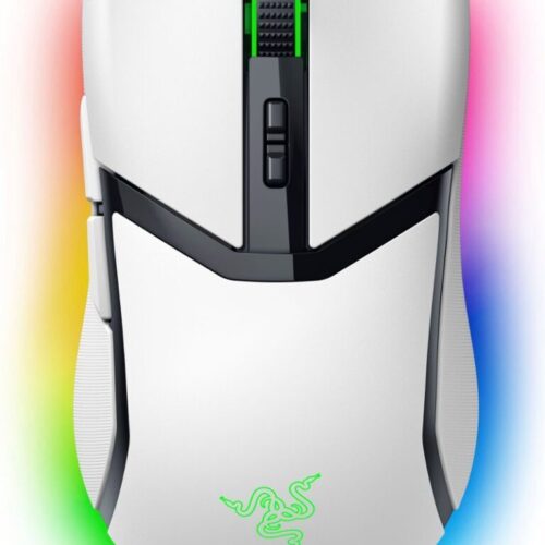 Razer COBRA PRO WHITE - Wireless Gaming Mouse - 30000 DPI - RGB UNDERGLOW - Bluetooth / 2.4Ghz - 77g