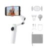 Insta360 Flow 2 Pro Creator Bundle (White) A.I. Powered Gimbal Stabilizer for Smartphone