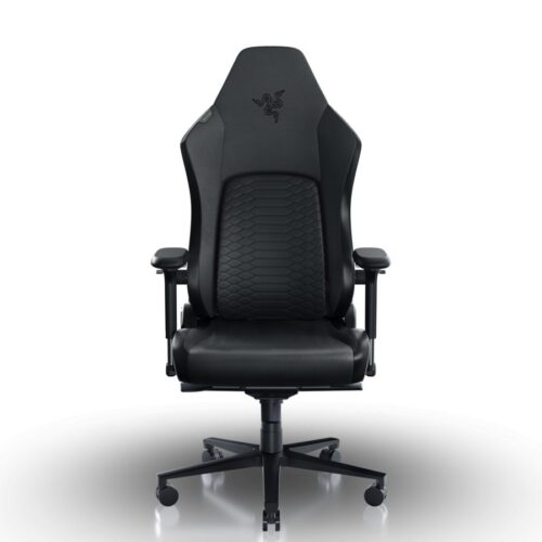 Razer ISKUR V2 Black - Leather Gaming Chair - Lumbar Support - Memory Foam Head Cushion