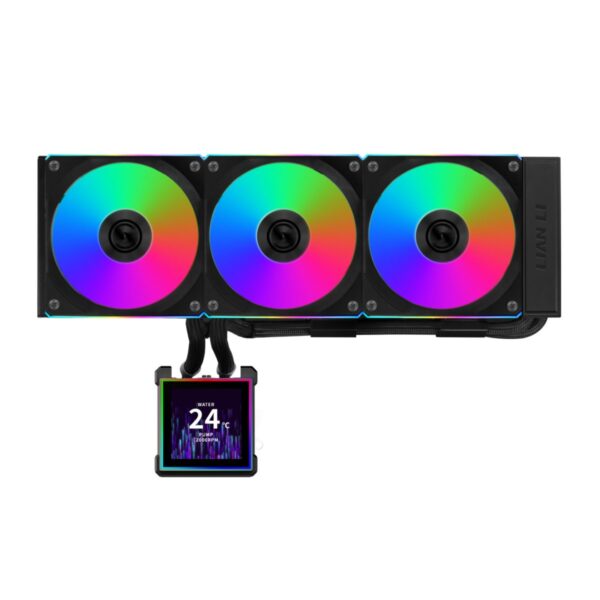 Lian Li Hydroshift II LCD-S 360CL Black - RGB AIO CPU Cooler - 3.4" Screen - 1851/1700, AM5/AM4