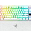 Razer HUNTSMAN V3 PRO TENKEYLESS WHITE ANALOG - Optical Gaming Keyboard - Rapid Trigger - US Layout