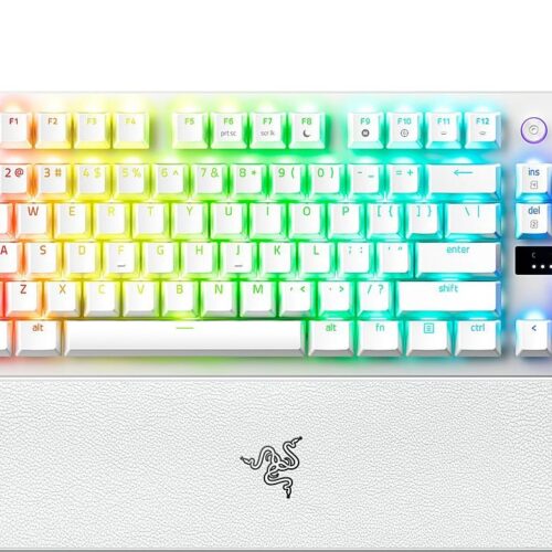 Razer HUNTSMAN V3 PRO TENKEYLESS WHITE ANALOG - Optical Gaming Keyboard - Rapid Trigger - US Layout