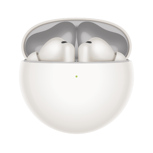 MKT_Conch_奶油白_ID_正面打开_HQ_CN_PNG Huawei FreeBuds 7i White