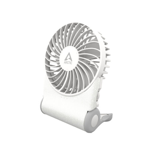 ARCTIC Summair2Go - White Portable Battery-Powered Handheld Fan w. Battery