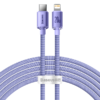 Baseus Crystal Shine Series Cable Type-C to Lightning 20W 2m Lilac