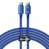 Baseus Crystal Shine Series PD Cable Type-C to Type-C 100W 2m Blue