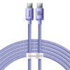 Baseus Crystal Shine Series PD Cable Type-C to Type-C 100W 2m Lilac