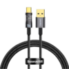 Baseus Explorer Series Auto Power-Off Fast Charging Data Cable USB to Type-C 100W 1m Black
