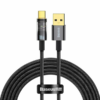 Baseus Explorer Series Auto Power-Off Fast Charging Data Cable USB to Type-C 100W 2m Black