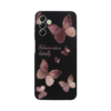 Vivid Silicone Case Samsung Galaxy A13 5G Butterfly Black/Pink