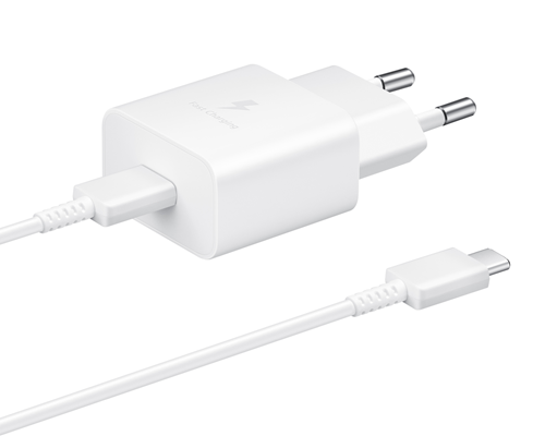 ep-t1510xwegeu Samsung Fast Travel Charger 15W + Cable Type C To Type C White