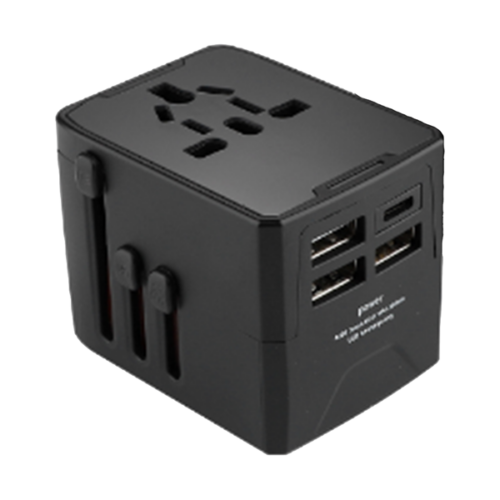 gst-20230224-1 Vivid Multifunctional Power Adapter 3xUSB + Type-C 20W