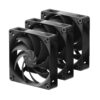 havn-product-h-series-fan-h14-tr HAVN H14 Triple Pack Black 140mm A-RGB Metal Core Case Fan