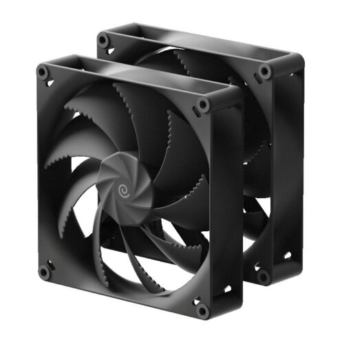 HAVN H18 Dual Pack Black 180mm A-RGB Metal Core Case Fan