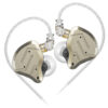 kz-zsn-pro-2-gold-no-mic KZ ZSN PRO 2 Gold No Mic - IEM 3,5 In Ear Monitor Earphones, Hybrid 1BA+1DD 10mm, metal, HIFI bass,