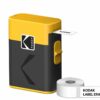Kodak Label ERA M50 Label Maker Machine, Yellow (Label Printer with 1 Roll Sticker Label)