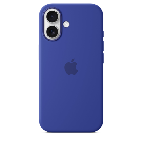 myy63zma Apple iPhone 16 Silicone Case with MagSafe Ultramarine
