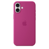 Apple iPhone 16 Plus Silicone Case with MagSafe Fuchsia